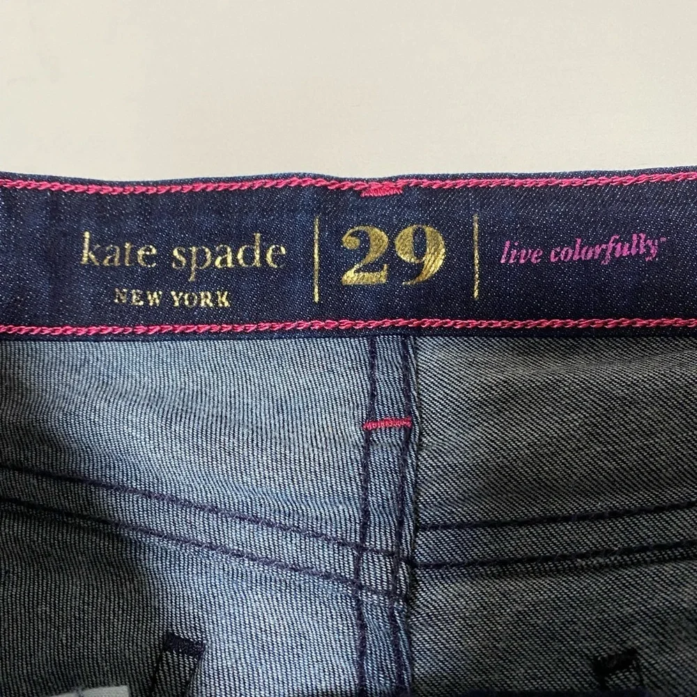 Kate Spade Broome Street Dark Wash Skinny Jeans Size 29‎ EUC Classic Chic